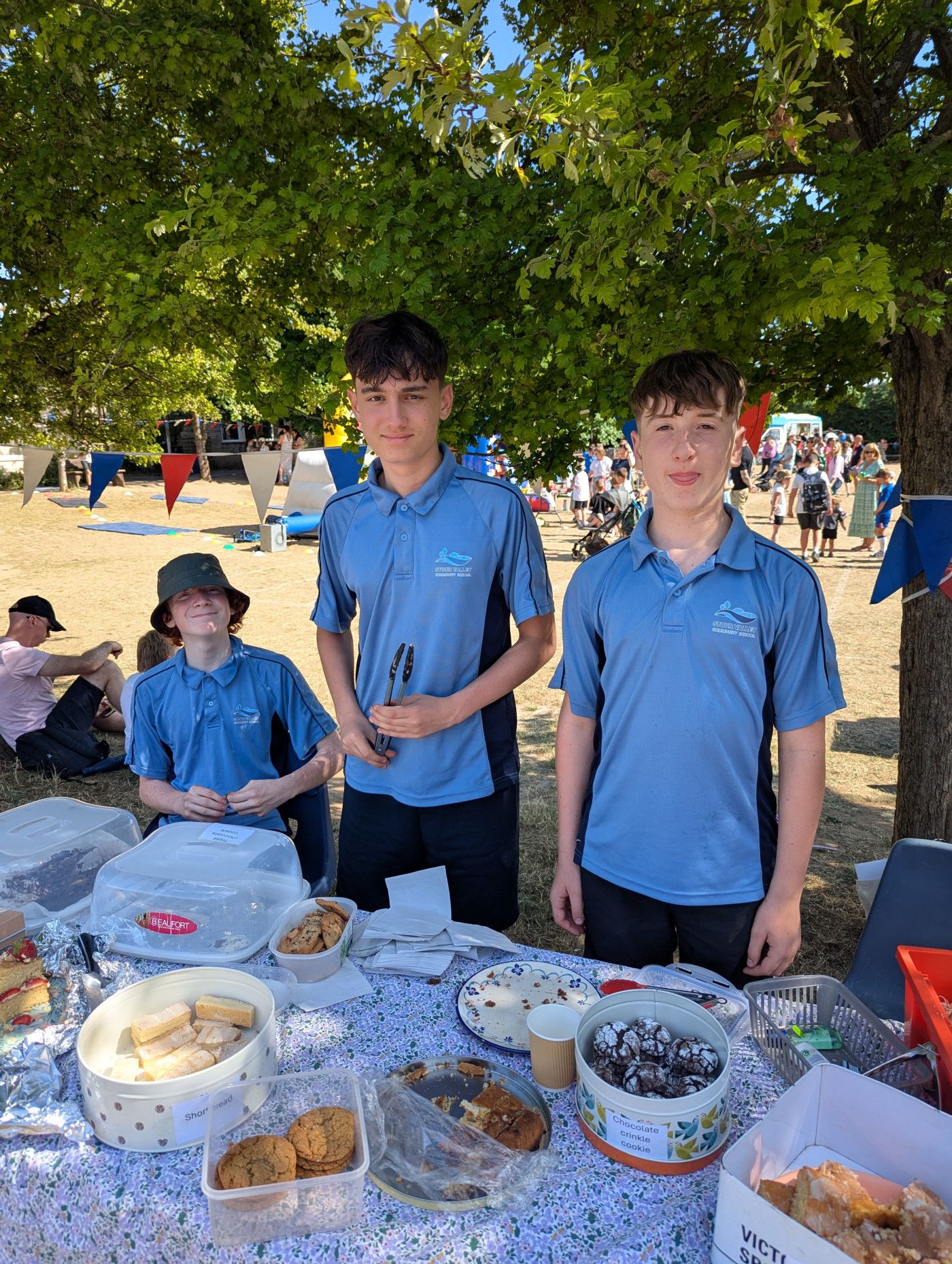 SVCS Students Volunteer at Kedington Primary's School Fete