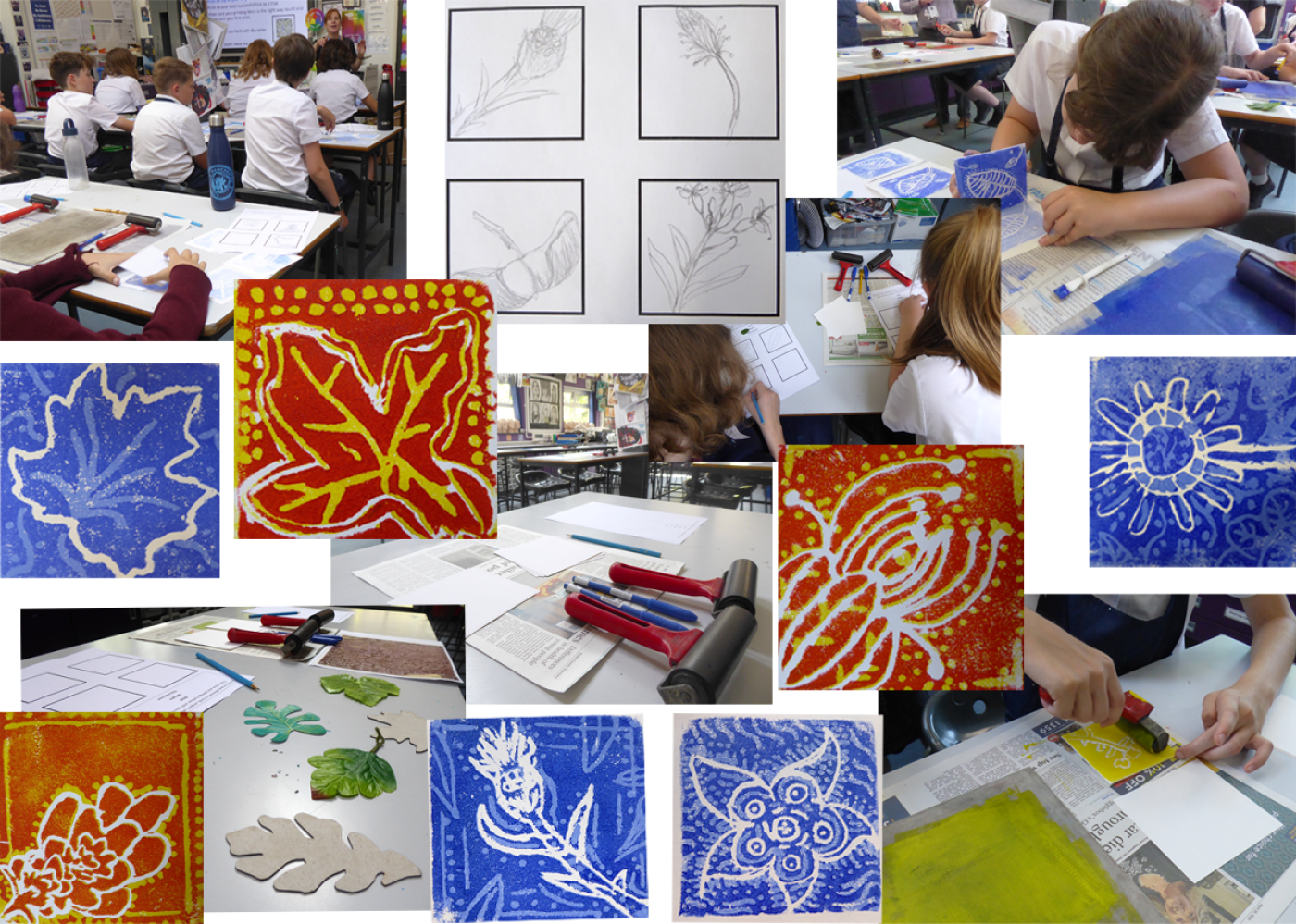 Clare Community Primary School's Year 6 visit SVCS for Print Day