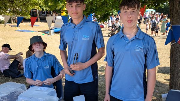 SVCS Students Volunteer at Kedington Primary's School Fete