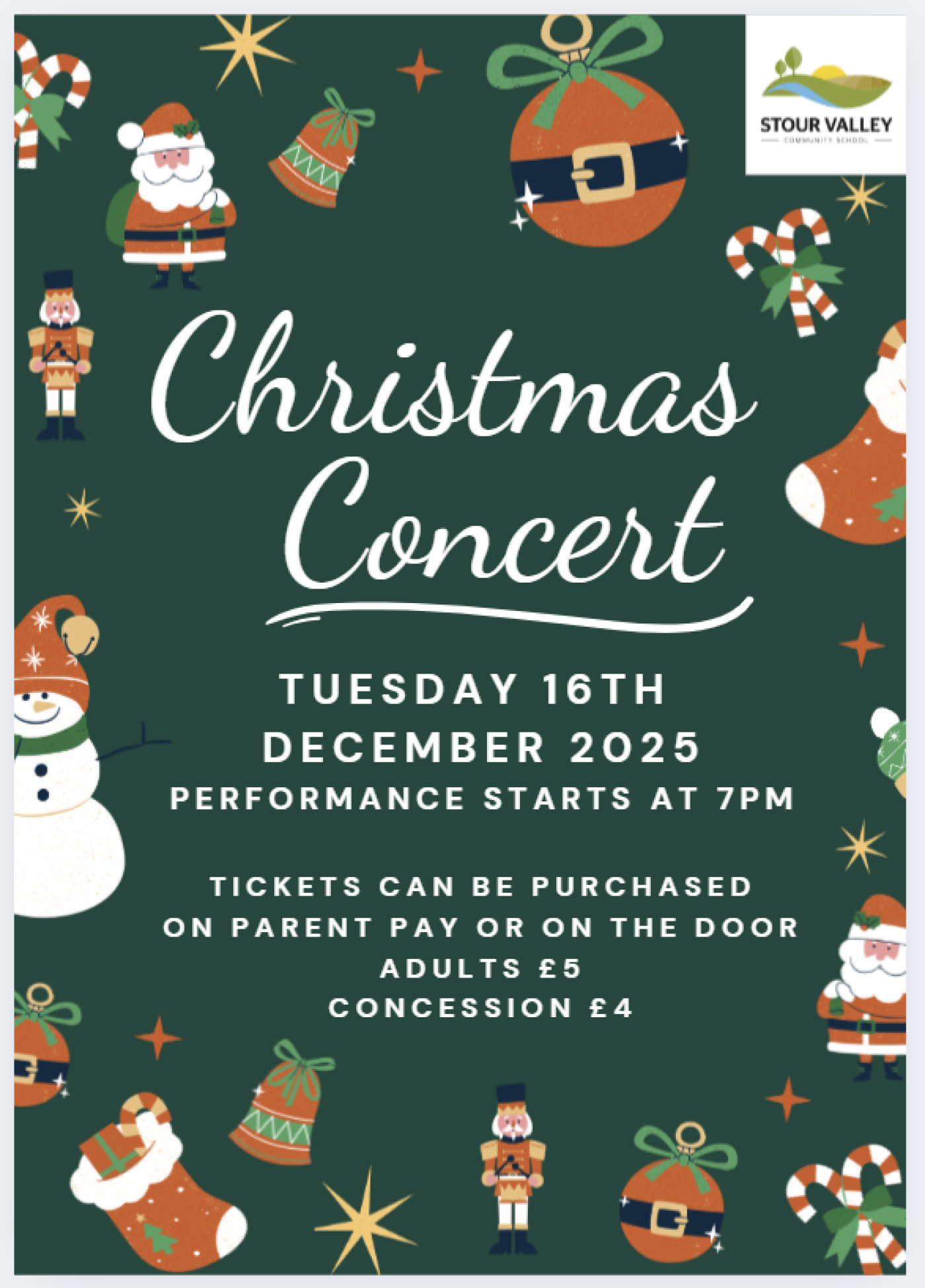 Stour Valley Christmas Concert – Join Us for a Festive Evening!