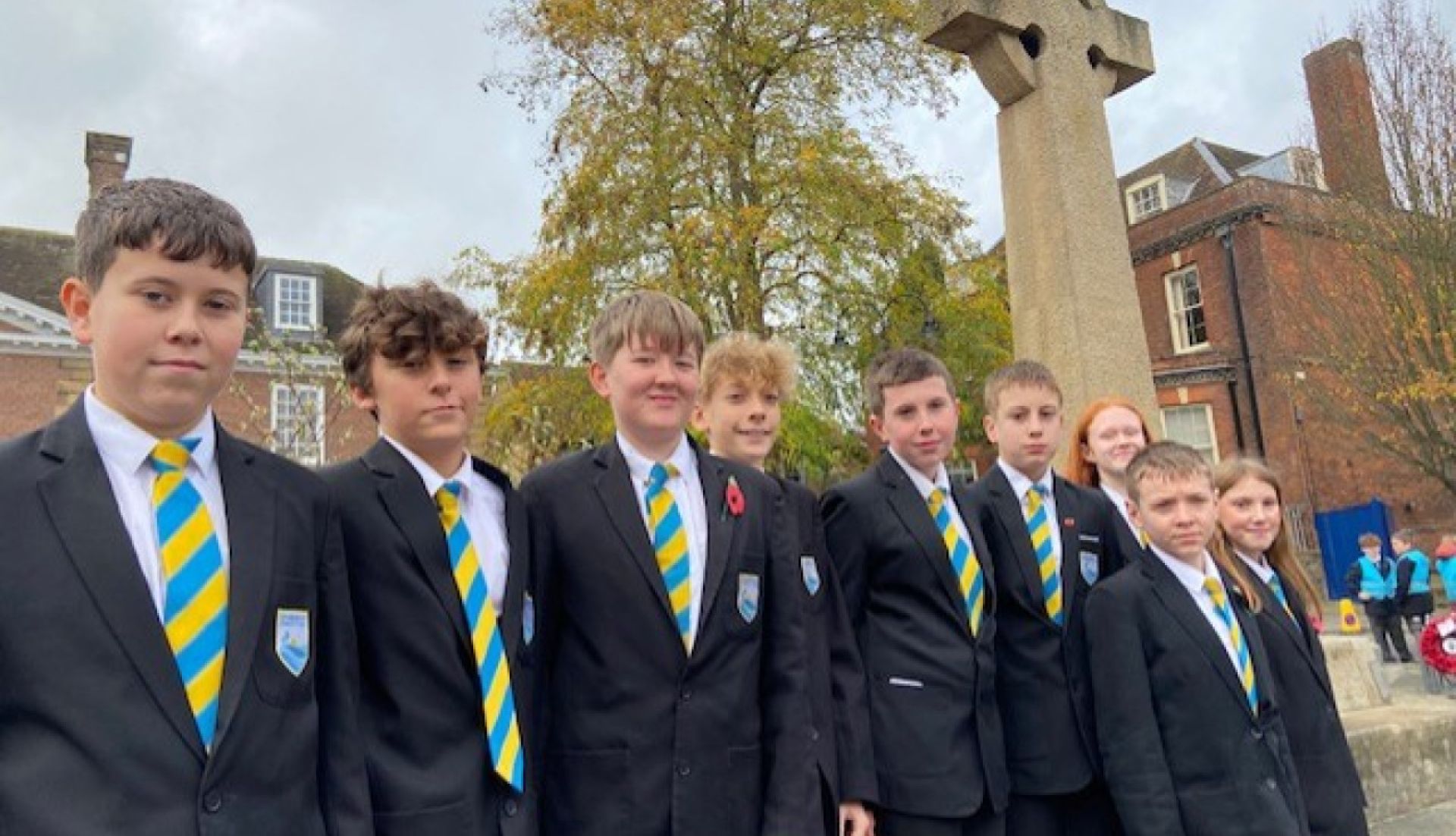 Students Attend Bury St Edmunds Remembrance Parade