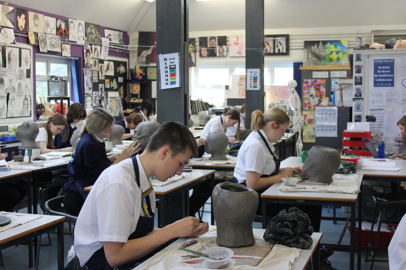 Year 10 GCSE Art Class