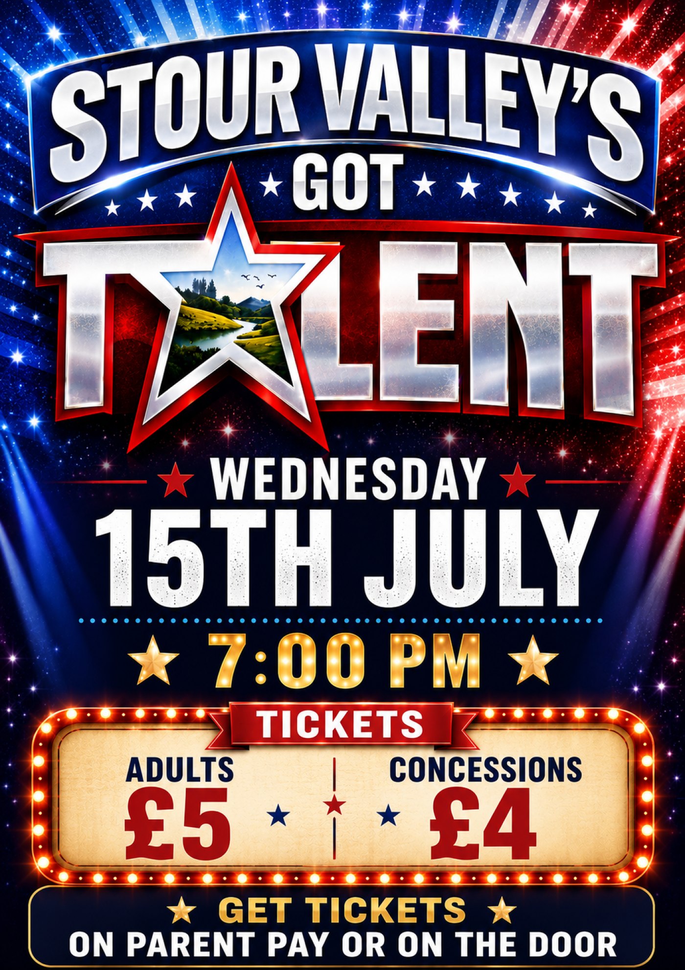 Stour Valley's Got Talent - Tickets Available via ParentPay