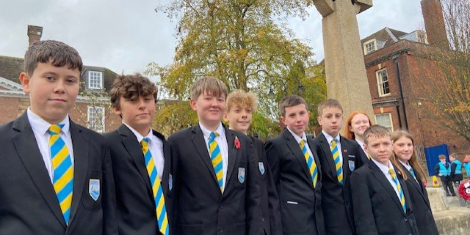 Students Attend Bury St Edmunds Remembrance Parade