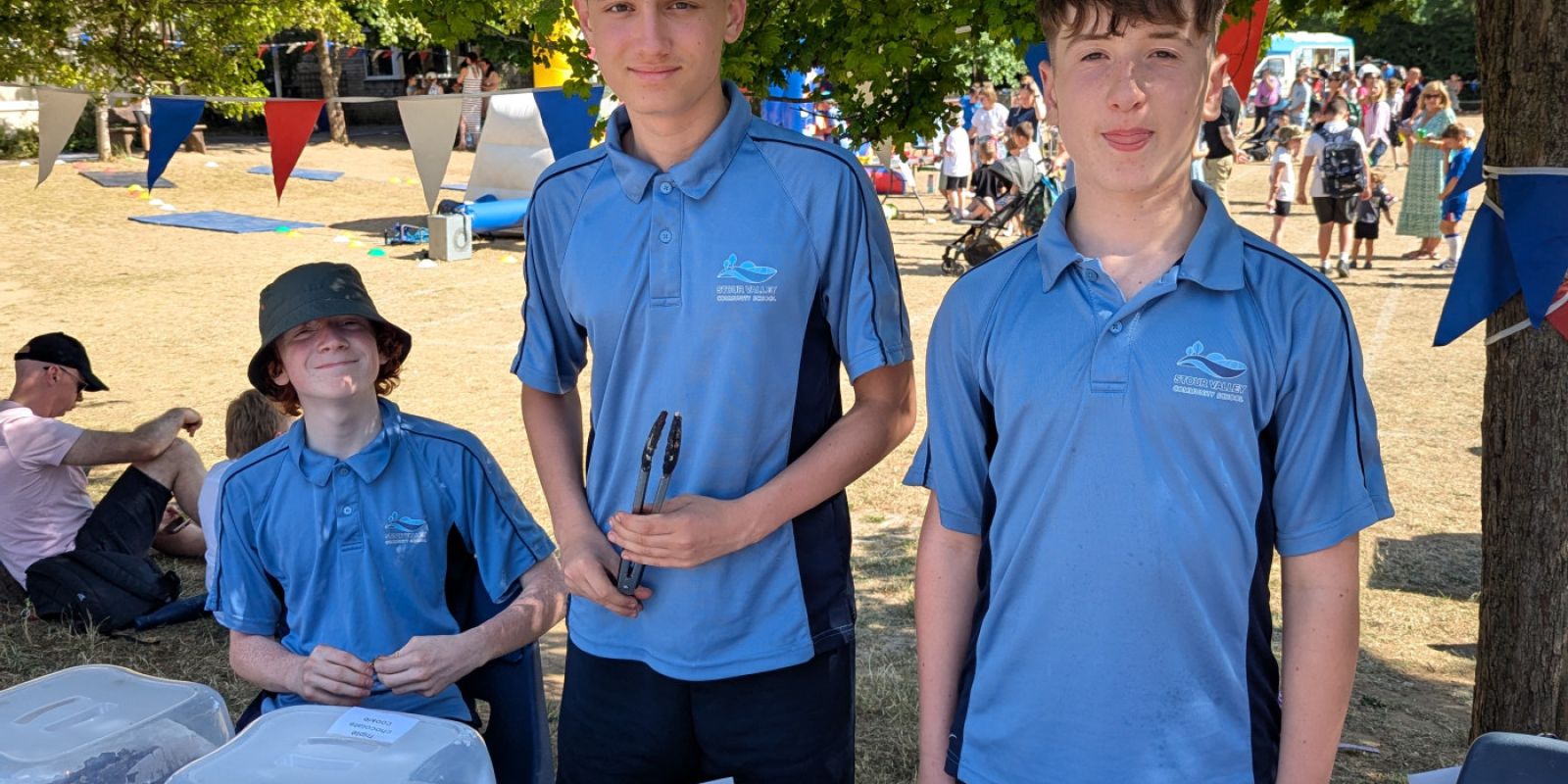 SVCS Students Volunteer at Kedington Primary's School Fete