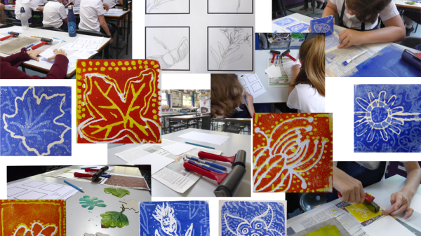 Clare Community Primary School's Year 6 visit SVCS for Print Day