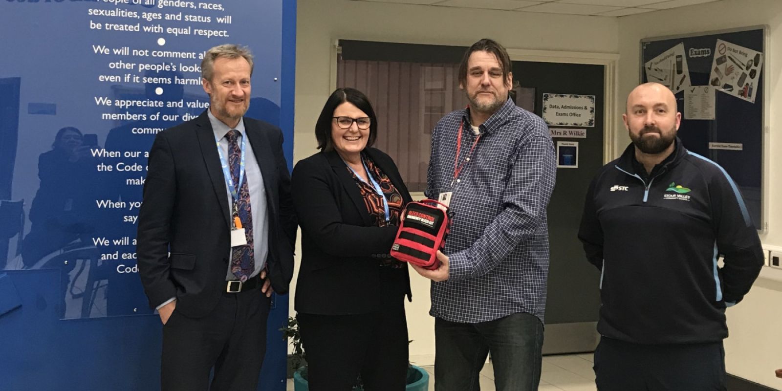 Harley Barfield Project Visit to Stour Valley Community School